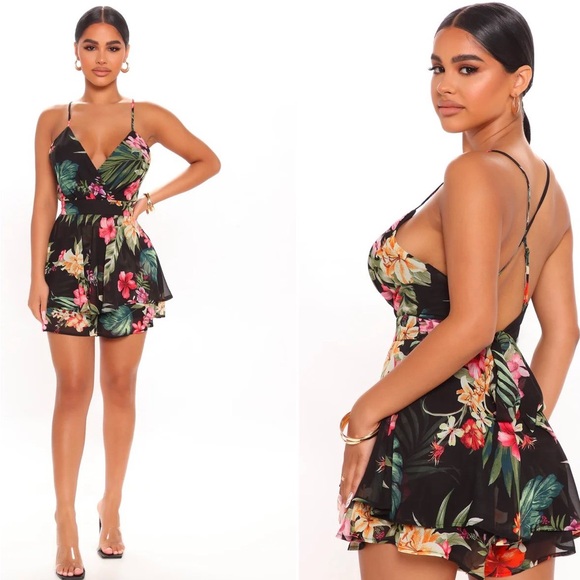 Floral Wrap Dress - Picture 2 of 2